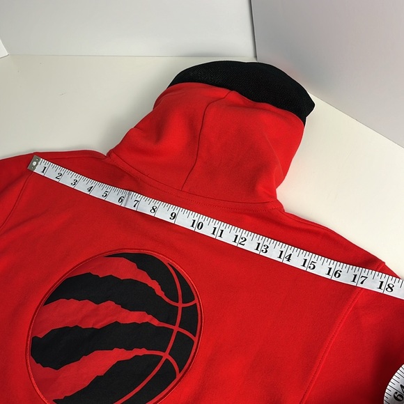 Toronto Raptors Nike Authentic Showtime Performance Full-Zip Hoodie Jacket Red - Picture 11 of 15